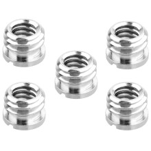 5pcs 1/4-inch to 3/8-inch Adapter Screw Reducer Socket Converter compatible with DSLR Camera