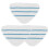 3-piece Steam Cleaner Replacement Pads Triangular Washable Microfiber Mop Head Pads 1