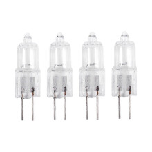 4pcs 12V 20W 2-Pin G4 Warm White Halogen Lamps