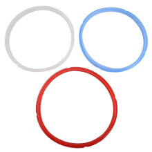 3pcs Sealing Rings compatible with Ninja Foodi 8 Quart, Silicone Gaskets Rubber Seals Replacement Accessories