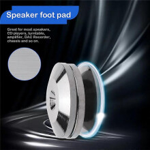 8 Metal Damping Pads/Stands compatible with Speakers, CD Players, Turntables, Amplifiers, DACs