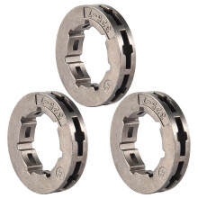 3 pieces metal tool parts Power Mate 325-7 sprocket rim compatible with chainsaws