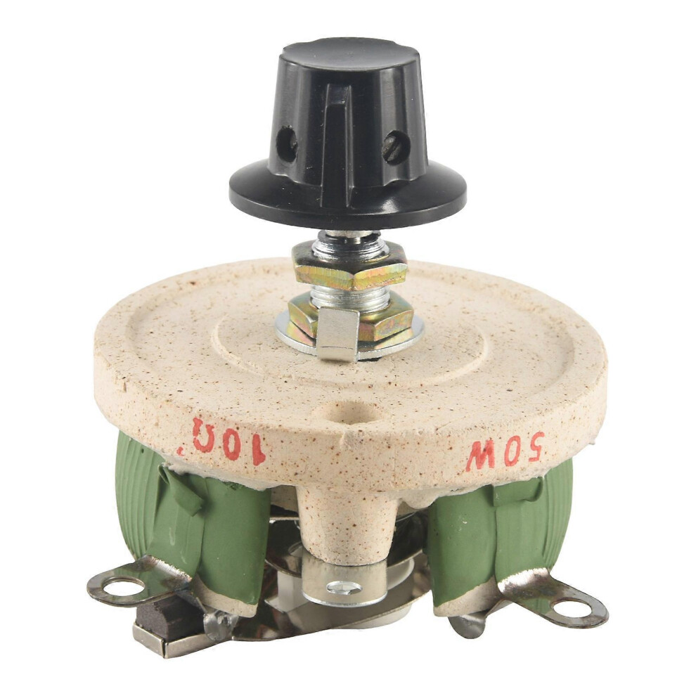 50W 10 Ohm Ceramic Potentiometer Variable Taper Pot Resistor Rheostat 3177305729374