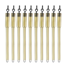 10pcs Carp Fishing Connector Swivels PVA Tubular Bags Holders Lead Insert End Terminal