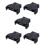 5 pcs Black Plastic Holders for CR2032 Button Cell Lithium Batteries 1
