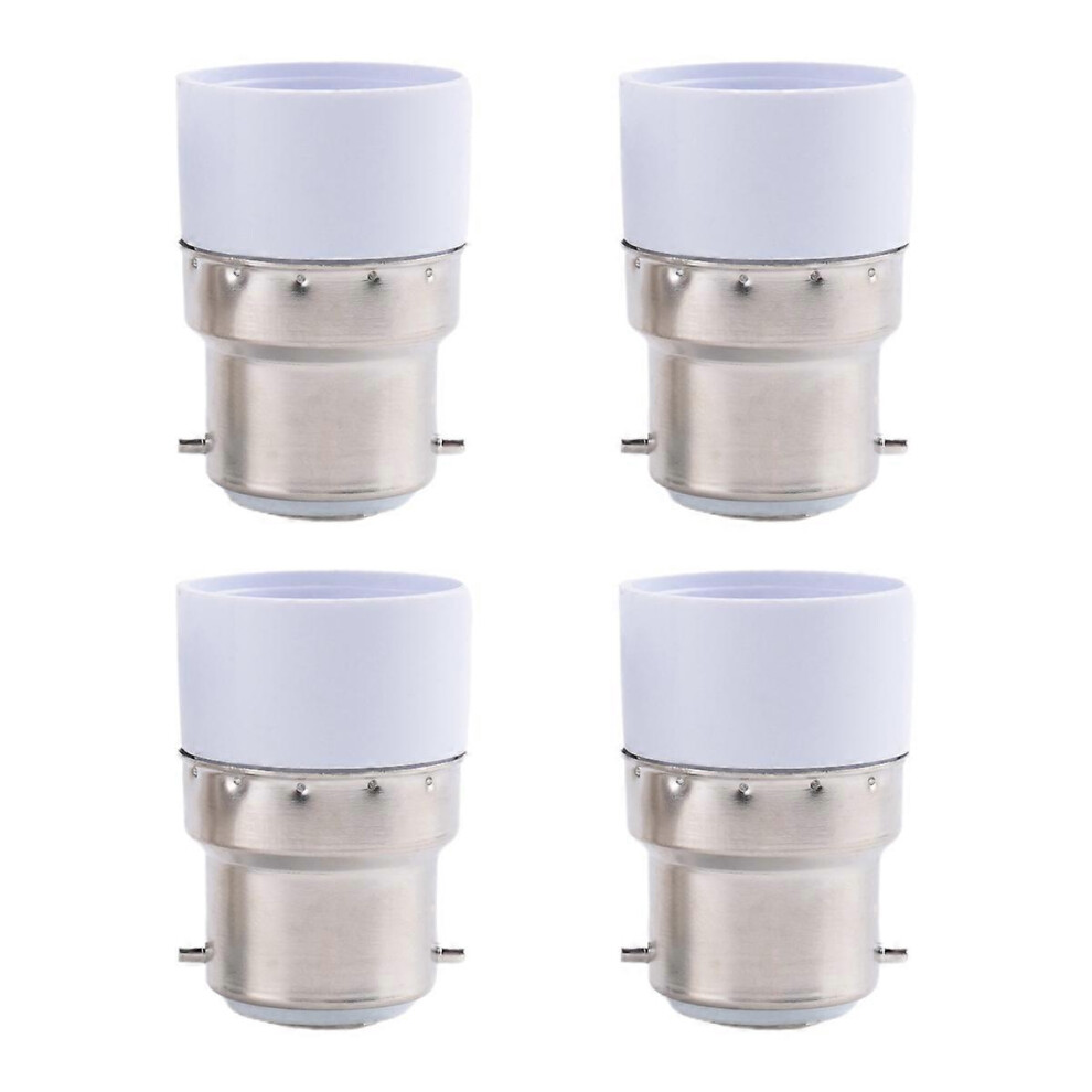 4Pcs Ac 220V B22 To E14 Bulb Socket Adapter Holder 3562545521909