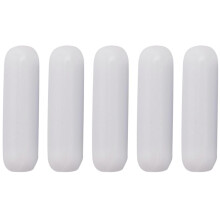 5pcs 25mm white PTFE magnetic stir bars, laboratory stir plate rods
