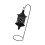 Baroques Iron Hanging Birdcage Lantern Candle Holders-Black 1
