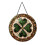 Vitrail suspendu vert porte-bonheur, grand attrape-soleil,-38cm 1