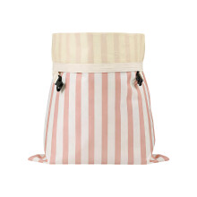 Oxford Cloth Bees Wax Bag For Preserving Bread-Big pink stripes