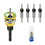 Countersink Drill Bit with Depth Stop Hex Shank Drill Bit-Gold 1