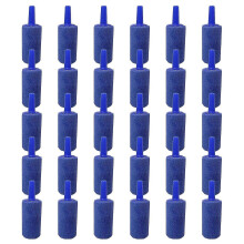 Air Stones Cylinder 30 Pcs Bubble Diffuser Airstones for Aquarium Fish Tank Pump