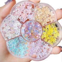 3D Nail Art Accessories, Butterfly Shape Nail Accessories Pearlescent Manicure Supplies Nail Art Rhinestones DIY Decoration Supplies for Women