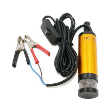 DC 12V Submersible Water Pump, 12V Water Transfer Pump, 8500R/M Mini Water Pump, Small Sump Pump Portable, 12 L/min Oil Water Stainless Steel Pump for