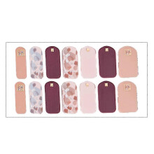 Nail Stickers Full Wraps Nail Polish Strips, Self-adhesive Gel Nail Art Decals for Women Girls-DQ3-089