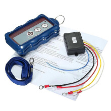 12V 433MHz 50Ft Winch Wireless Remote Control Switch Kit compatible with Jeep Truck ATV SUV Vehicle