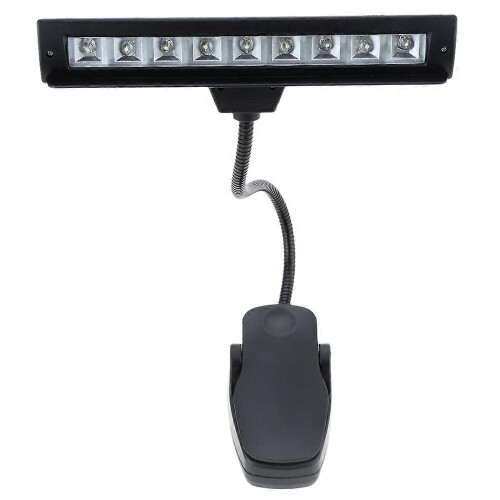9 LED με κλιπ για επιτραπέζια λάμπα ανάγνωσης για βάση μουσικής πιάνου