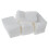 320 Pcs White Rectangular Cotton Pads for Nail Polish Remover Face Cleaning 1