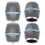 4PCS Microphone Windscreen Heads, Microphone Ball Head Mesh Grill Replacement 1