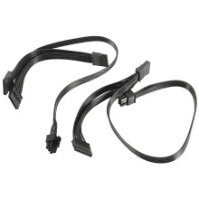 2 pezzi Cavo di alimentazione da 6 pin a 3X SATA compatibile con Supernova 650 750 850 1000 1600 2000 G2 G3 P2 T2 GS