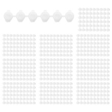100 Strips 600 Pots Empty Clear Plastic Paint Strips Cup Storage Containers for Painting Craft