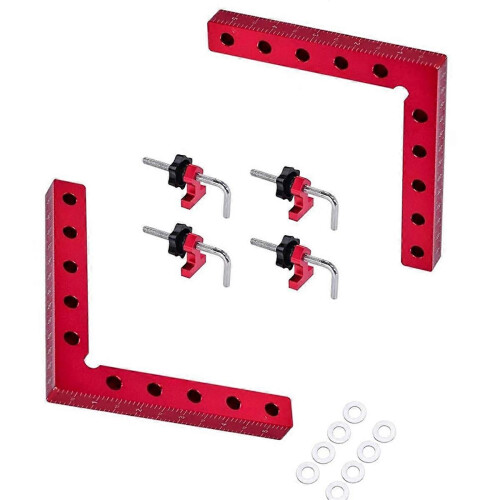 90 Positioning Squares Right Angle Clamps Woodworking Carpenter Corner Clamping Tool