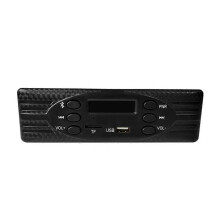 1 Din FM USB TF MP3-speler Bluetooth autoradio multimedia LED-display compatibel met driewieler