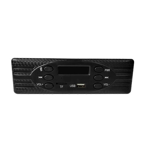 Autoradio 1 Din FM USB TF MP3 con Bluetooth e display LED, compatibile con triciclo.