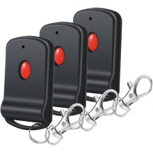 3 Pcs Garage Door Opener Remote, Portable 10 Dip Switch Garage Remote Transmitter compatible with 3060 3089 4120