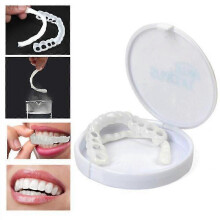 Silicone Denture Upper and Lower Teeth Whitening Cover Silicone Dental Paste False BracesSilicone Denture Upper and Lower Teeth Whitening Cover Silico