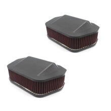 2 stuks motorfiets luchtfilters/inlaatreinigers compatibel met Yamaha SCR950 XV950 XV950R XVS950