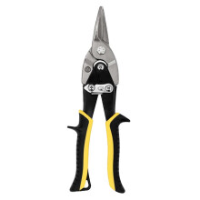 Tesoura de corte reto de 10 polegadas para aviação, tesoura de corte de metal resistente para cortar chapas metálicas.