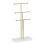 Gold 3-Layer T-Shaped Jewelry Rack Removable Solid Wood Base Ring Earring Necklace Storage Box 1