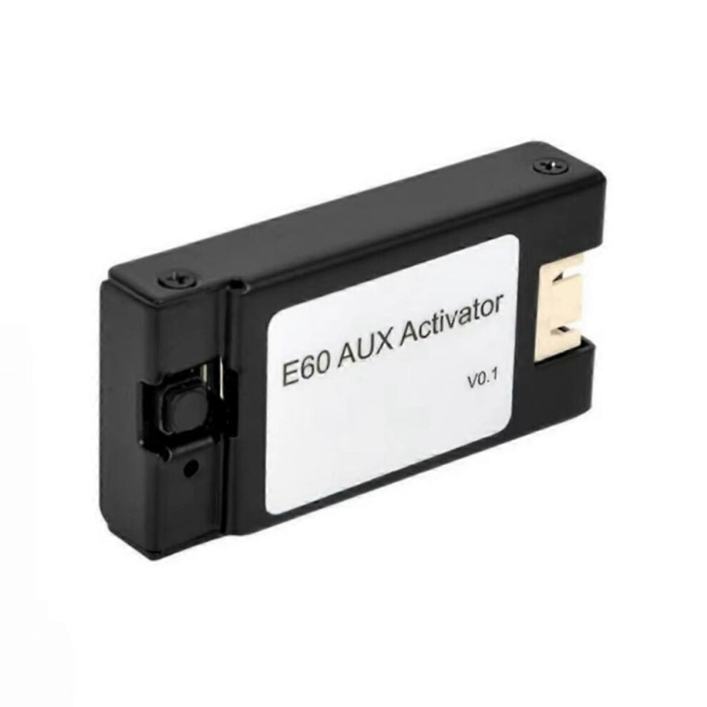 E60 Aux Activator Adapter Car Aux Audio Opening Accessory Compatible With Bmw E60 E61 E63 E64 Ccc 2003-2010 3041267528095