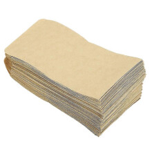 100 Stück Kraftpapiertüten, Aufbewahrungsbeutel für Mais, Weizen und Reissamen im Briefumschlagstil
