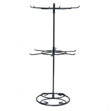 Rotating Jewelry Display Holder Necklace Keychain Storage Rack Stand