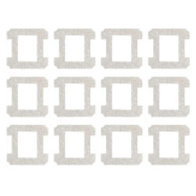 12pcs Mop Cloths Rag Pad Window Robot Cleaner Spare Parts Accessories compatible with W2 Pro / W2 Omni