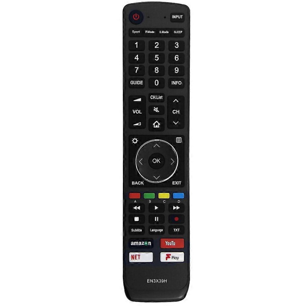 Replaced Remote Control Compatible With Tv En3x39h H50u7auk 50Inch 55Inch 65Inch U7a 3026556297524