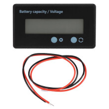 LCD-Batteriekapazitätsanzeige, wasserdicht, Statusanzeige für 12V/24V/36V/48V Blei-Säure-Batterien