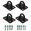 Pad Eye Plate U Hooks Heavy Duty Wall Mount Ring Hooks Marine Hanging Hardware Staple Hook Loop 1