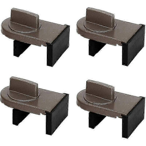 4 Pcs Sliding Sash Stopper Security Lock, Suitable for Window Cabinet Sliding Doors