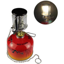 Mini Portable Camping Lantern Gas Light Outdoor Camping Small Gas Lamp Camping Heater Tent Lamp Torch Hanging Lamp