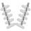 10pcs Gas Struts Springs Mounting Brackets compatible with Lift Support Installation 1
