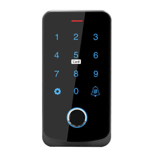 Tuya APP Access Control Keypad Bluetooth Remote Control RFID IC M1 Card Fingerprint Access Keyboard