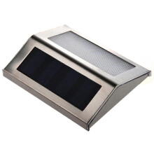 Solar Outdoor Garden Wall LED Light Pure White Light without Motion Sensor