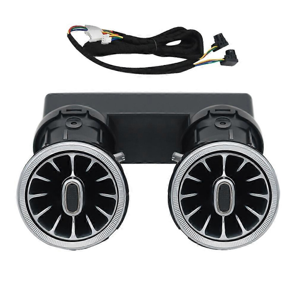 Rear Air Conditioning Vents 64Color Led Turbine Ambient Compatible With C/E/Glc Class W213 Light 3343290152576