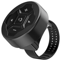 Wasserdichte, universelle, smarte, kabellose Fernbedienung mit Bluetooth 5.3, kompatibel mit Helm-Kopfhörern für Motorradfahrer