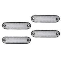 4 Stück LED-Seitenmarkierungsleuchten mit klaren Linsen, vorne und hinten, Blinker, kompatibel mit MAZDA MX-5