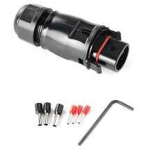 Conector para painel solar fotovoltaico, à prova d'água IP68 4000V 40A, compatível com kit de proteção paralela para painéis solares.