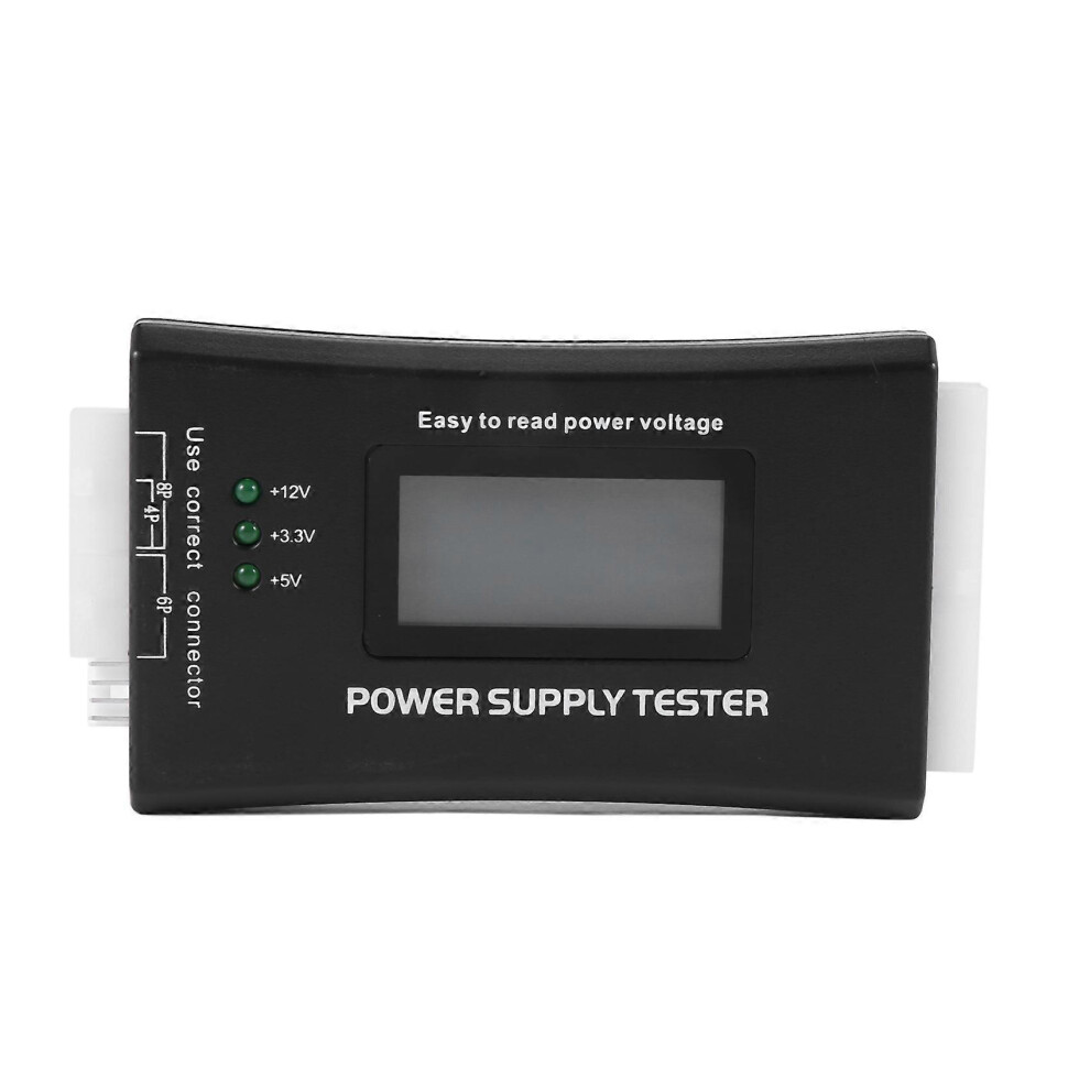 20+4 Pin Lcd Power Supply Tester For Atx, Itx, Btx, Pci-E, Sata, Hdd 3410876141863